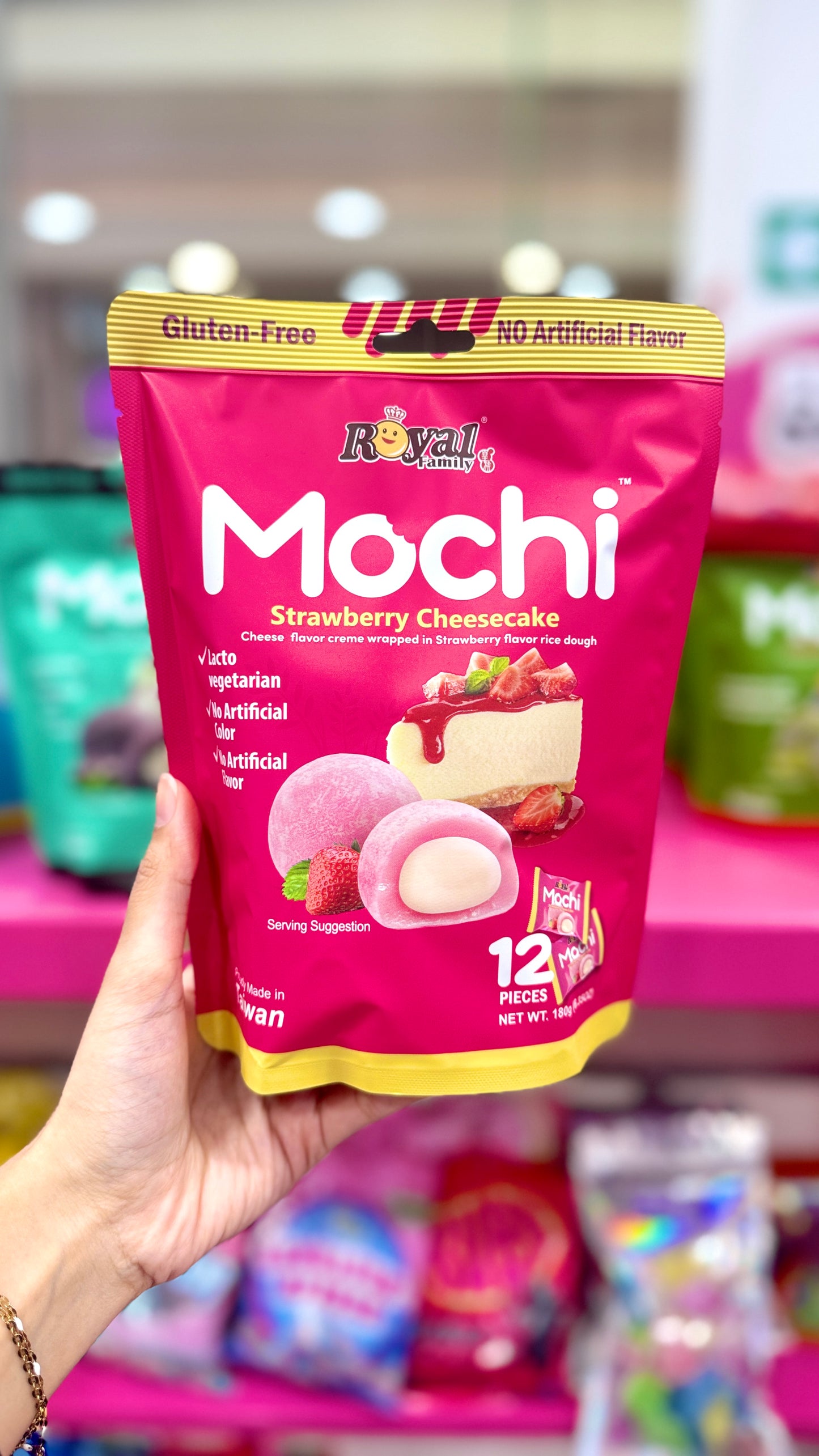 Mochi - Strawberry Cheesecake 12pc π