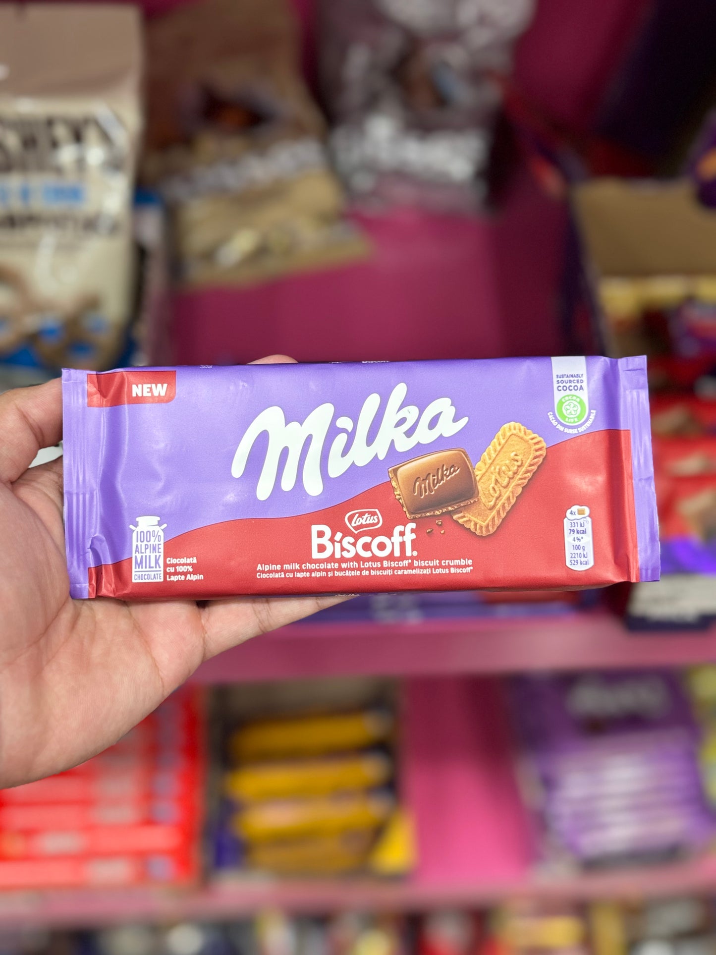 Milka Biscoff Slab