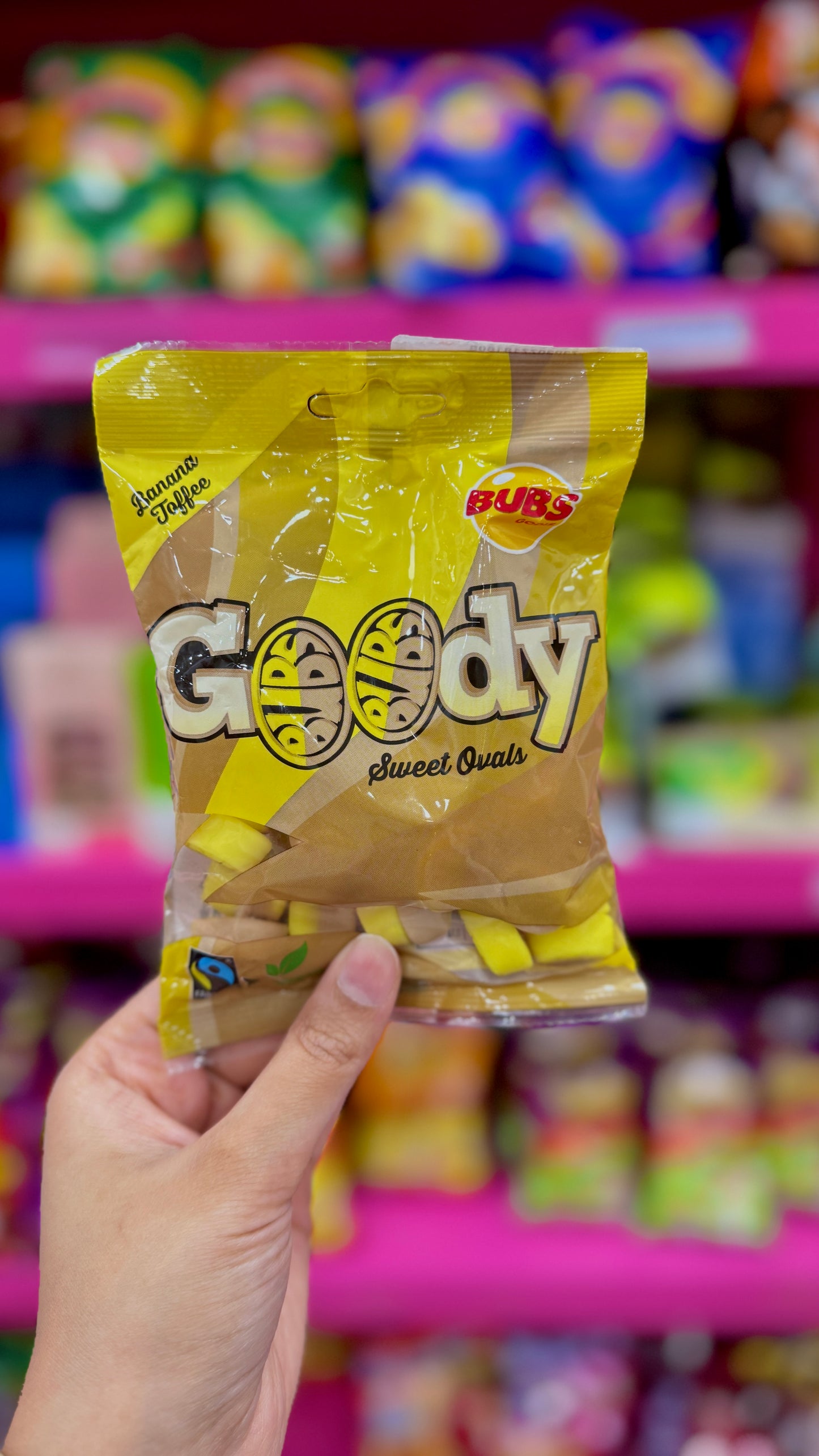 BUBS ~ Banana Toffee Oval Minis 90g