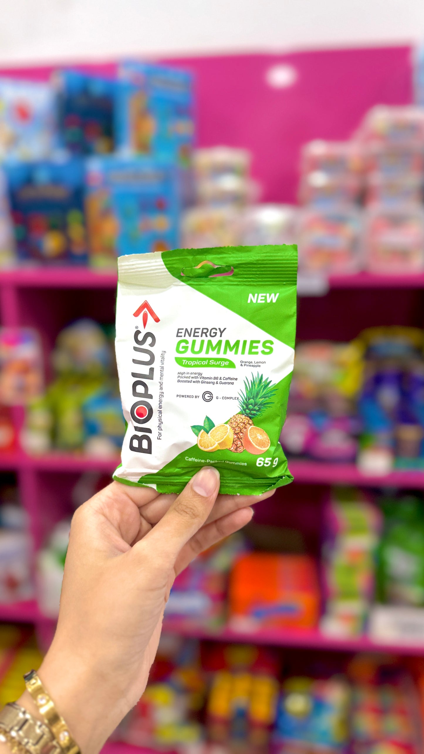 Bioplus Energy Gummies - Tropical Surge