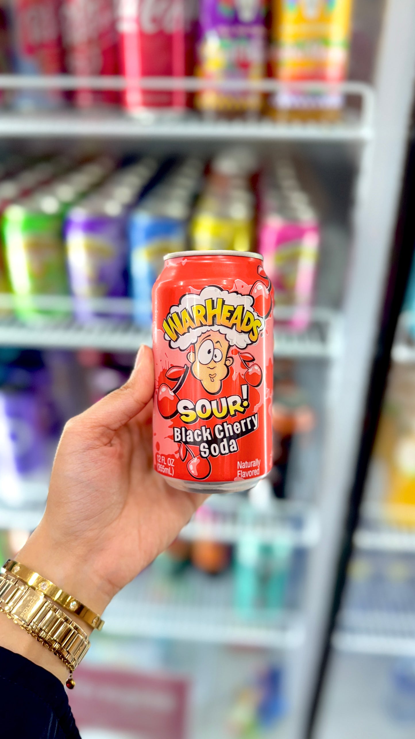 Warheads Sour Black Cherry Soda