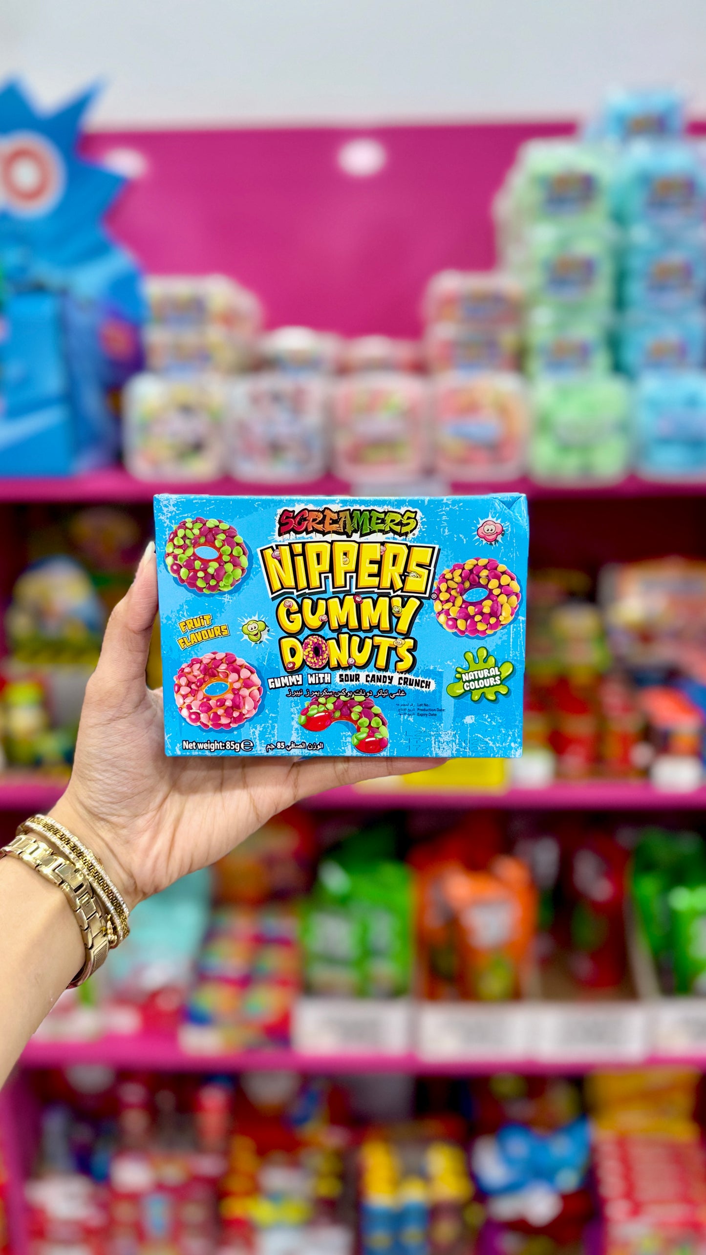 Nippers Gummy Donuts Theatre Box
