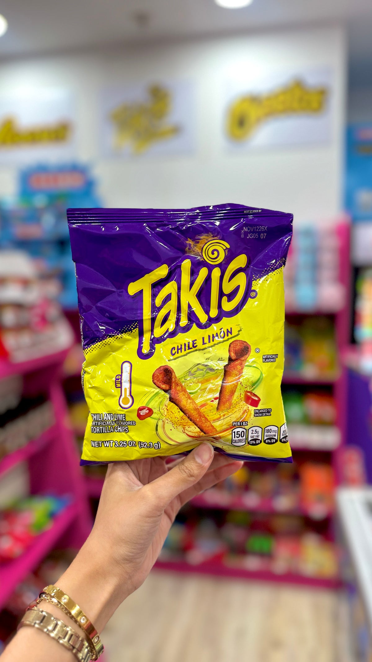 Takis 92.3g chile limon