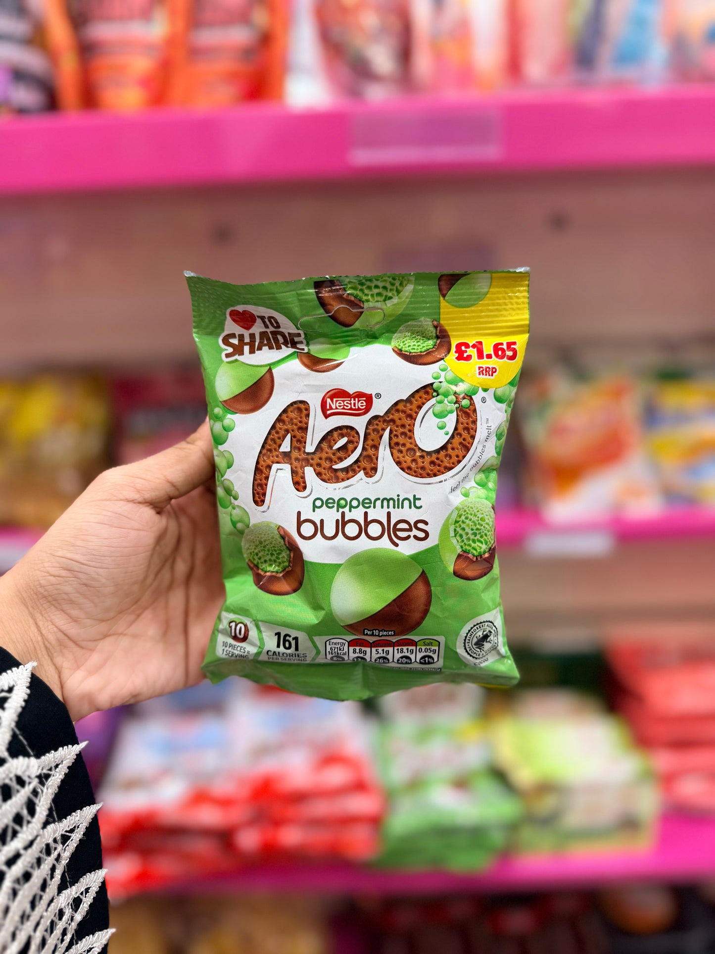 Aero Peppermint Bubbles