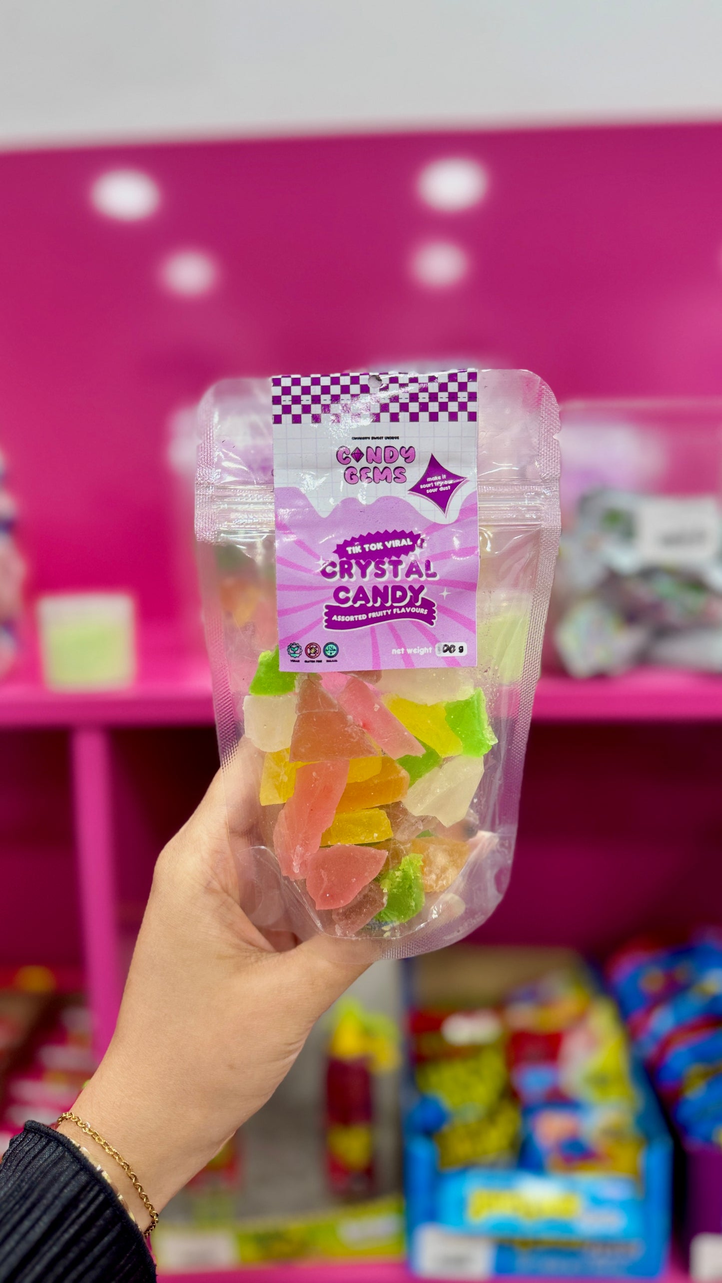 Candy Gems Crystal Candy 100g