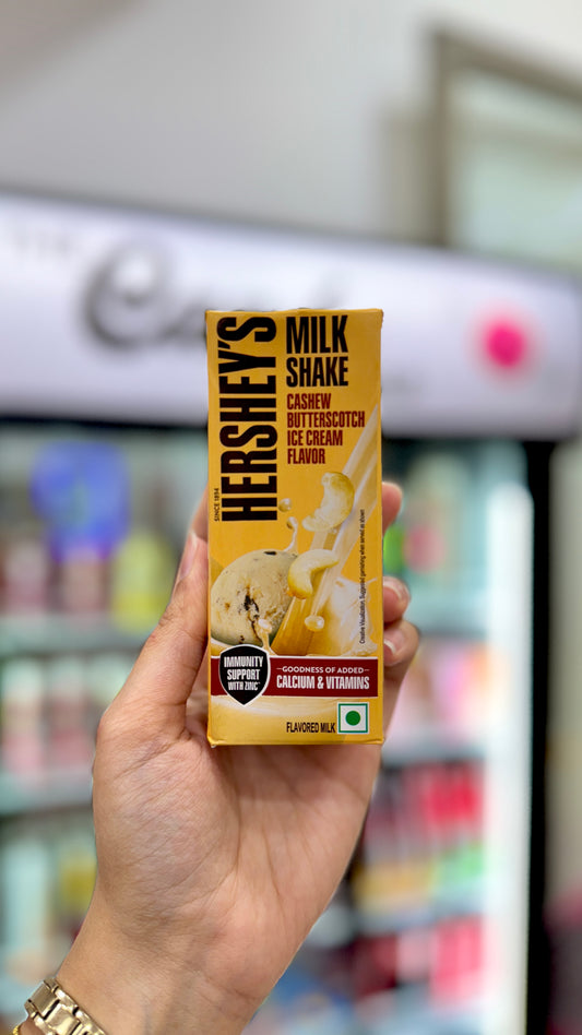 Hershey's Milkshake - Cashew Butterscotch Ice Cream Flavour