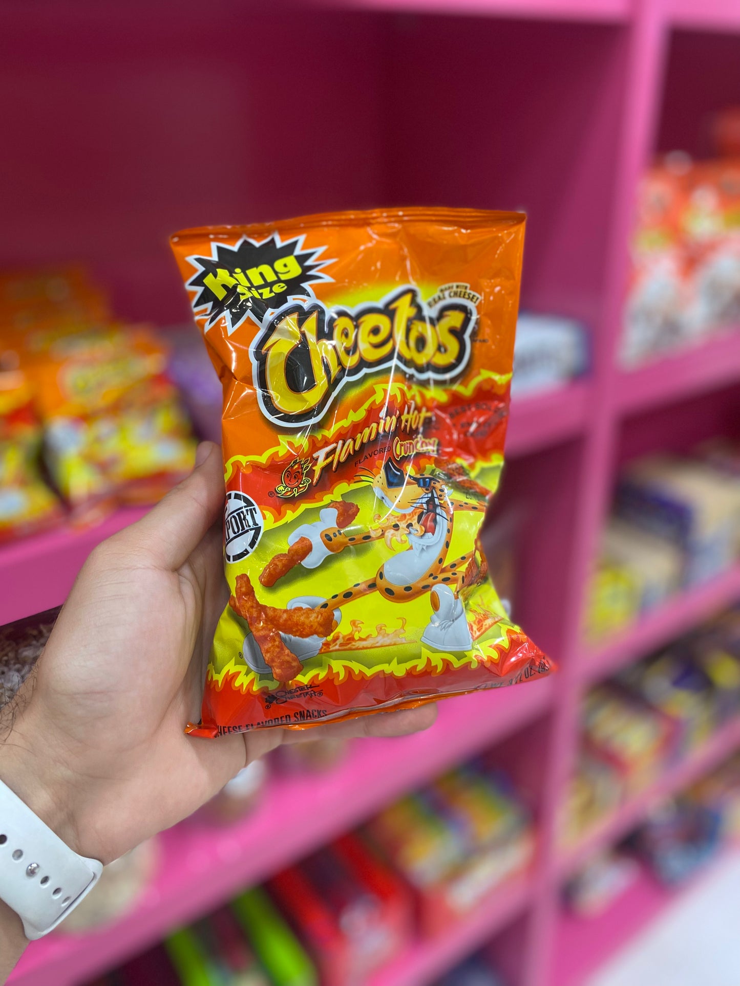 Cheetos Flamin Hot Crunchy
