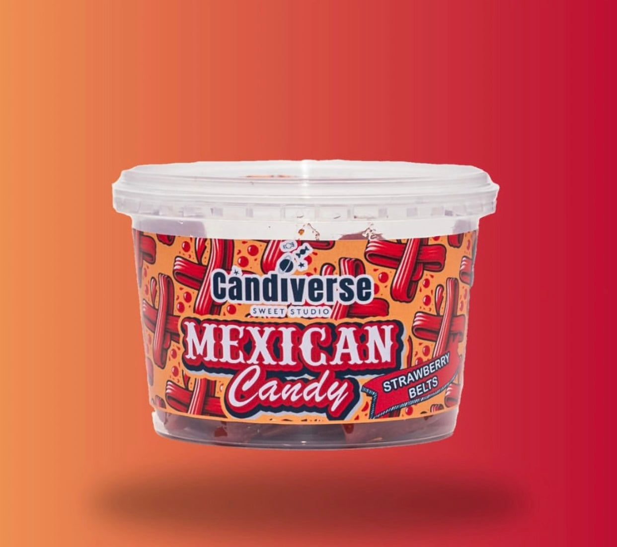Candiverse Mexican Candy - Strawberry Belts 100g