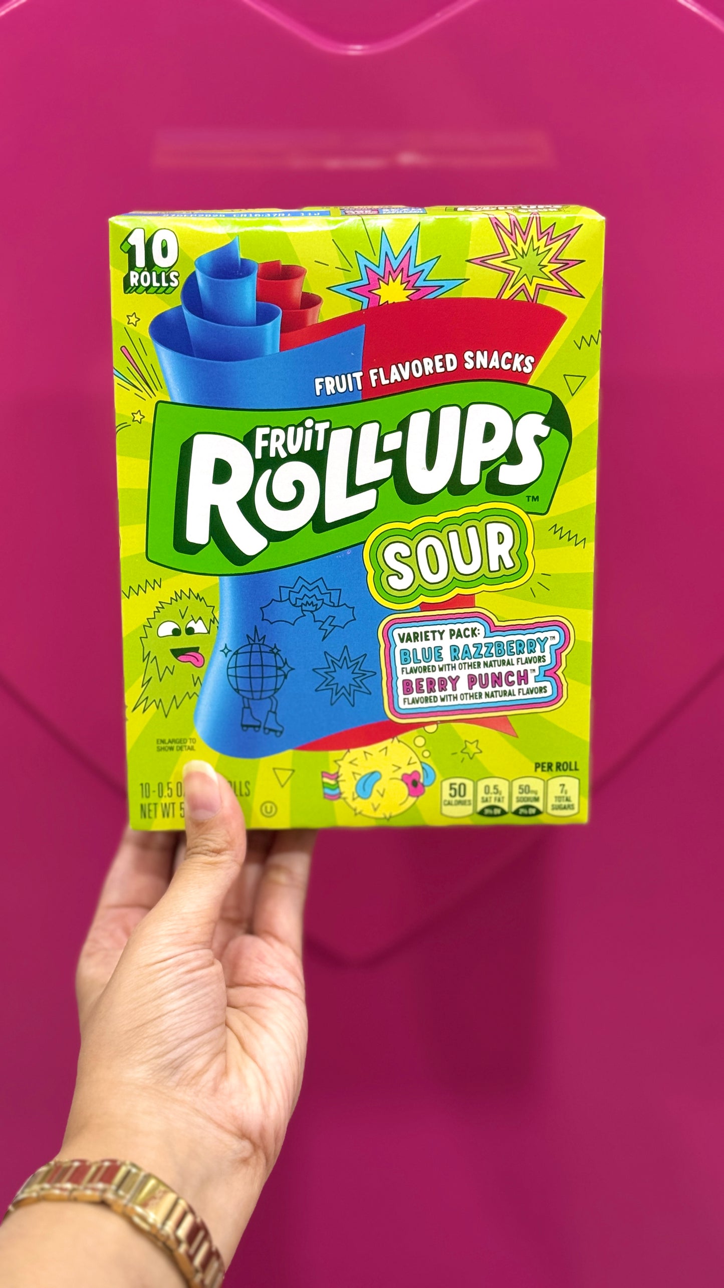 Fruit Roll Ups Sour