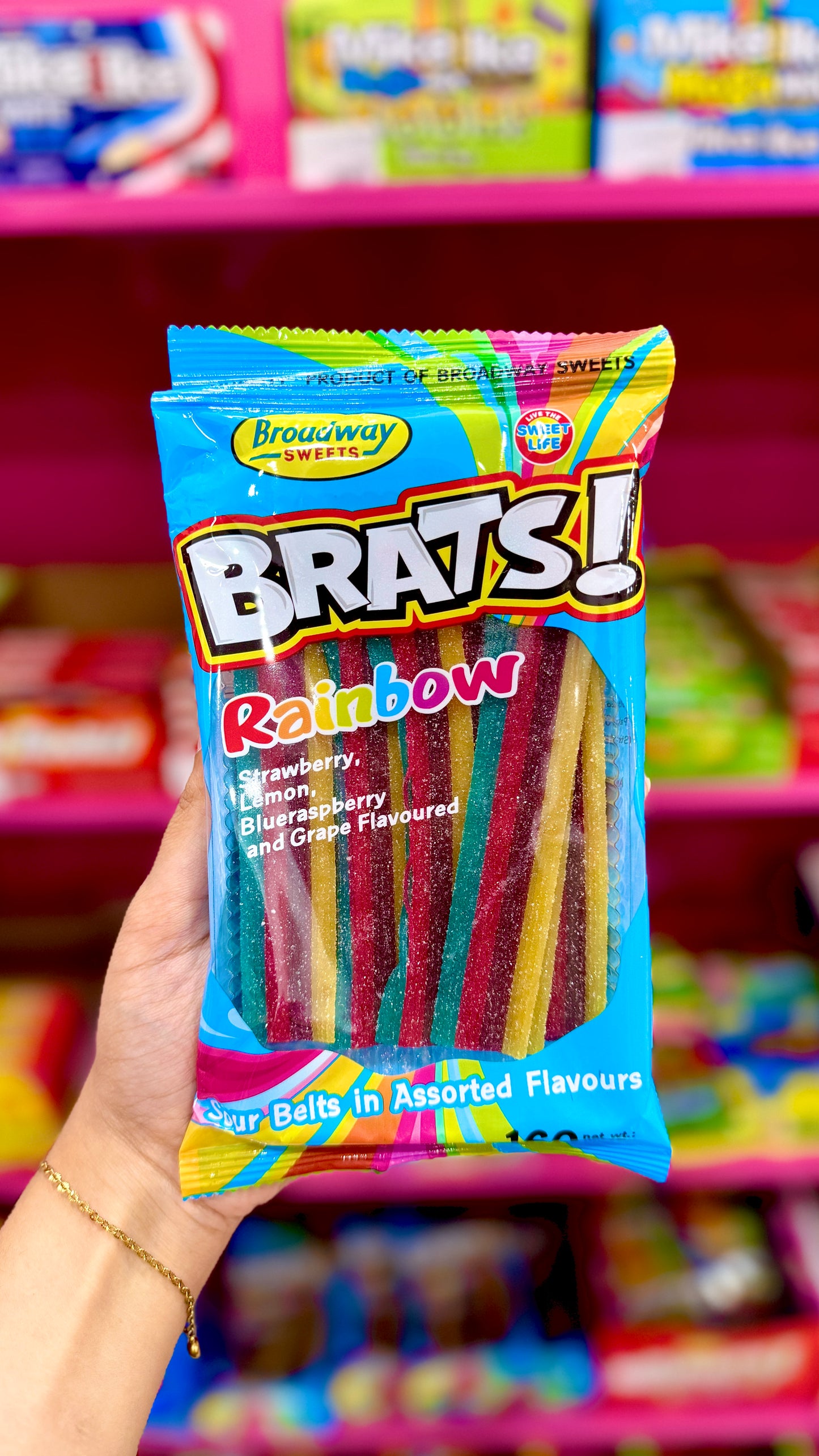 Brats Rainbow Sour Belts