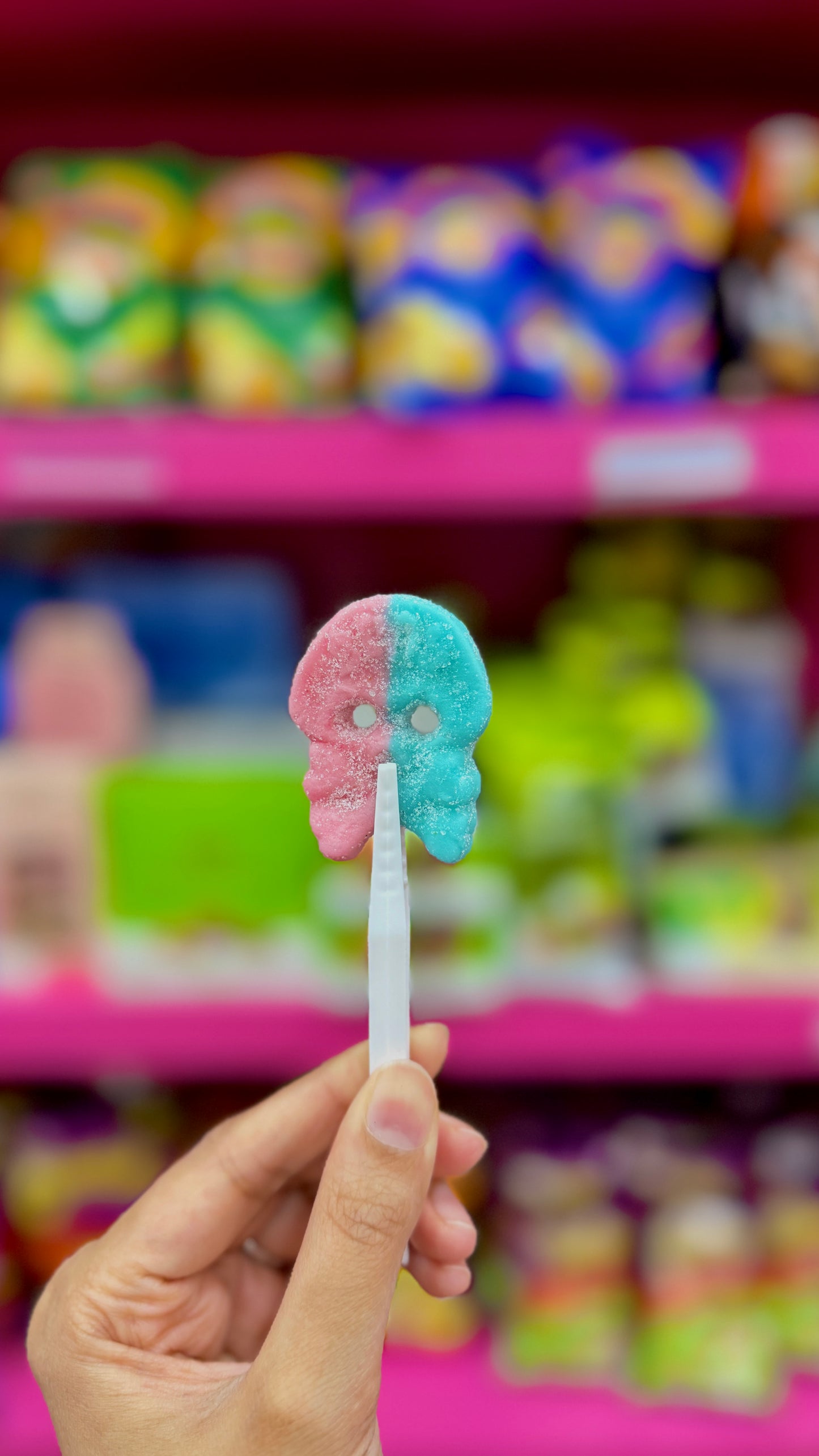 BUBS ~ Dizzy Foam Bubblegum Skalle per 100g