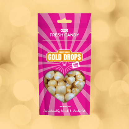 Freeze Dried Candy - Gold Drops (sugar free) 30g