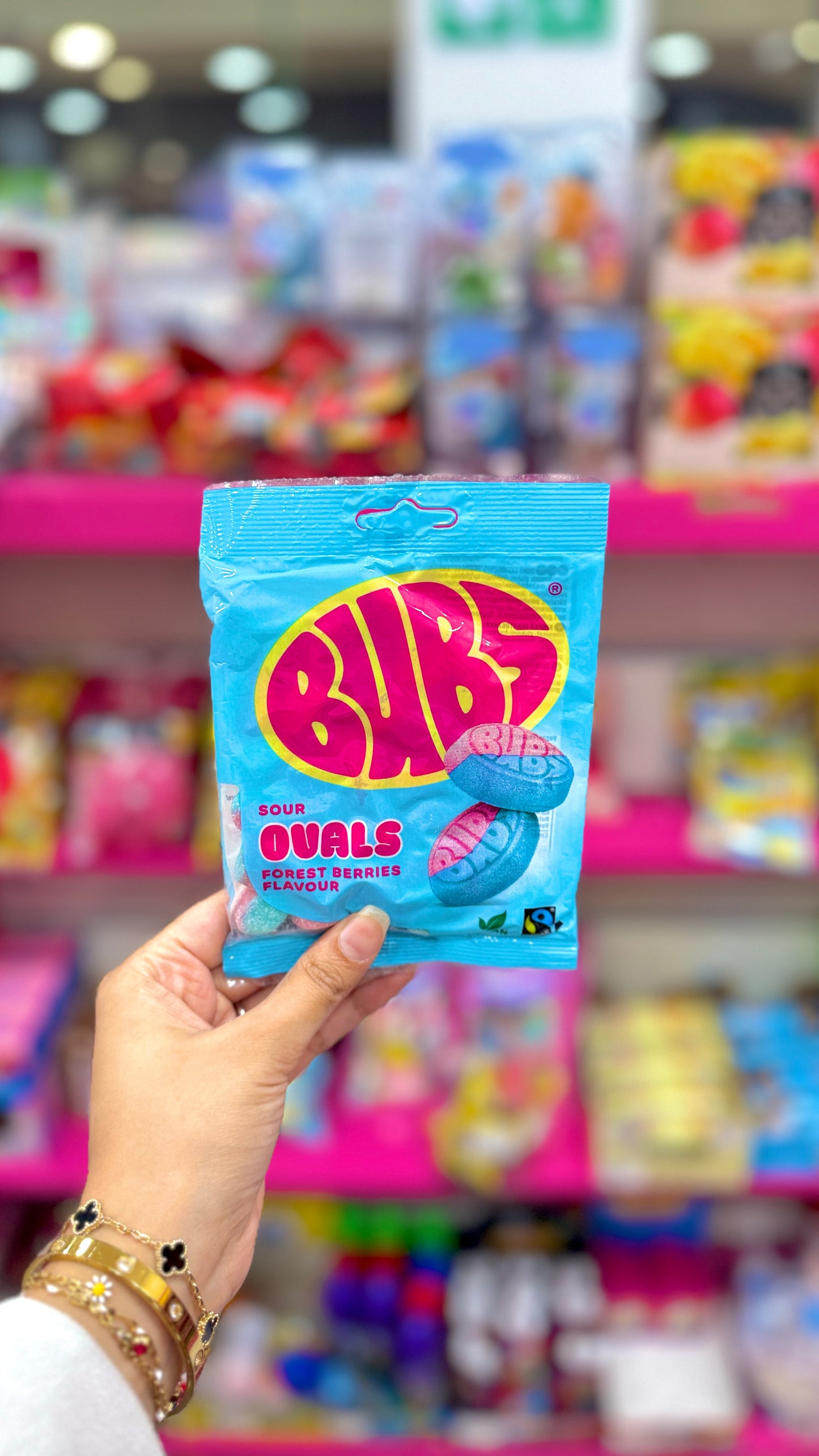 BUBS ~ Sour Ovals Forest Berries Minis 90g