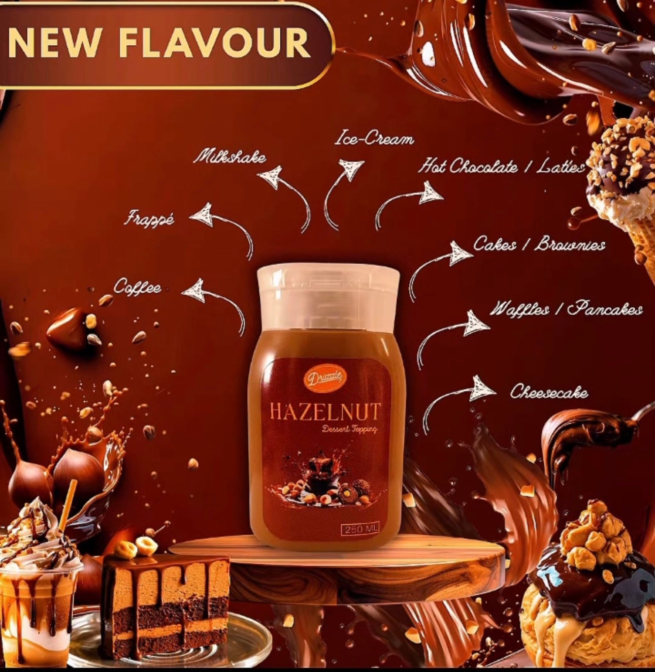 Hazelnut Sauce 250ml