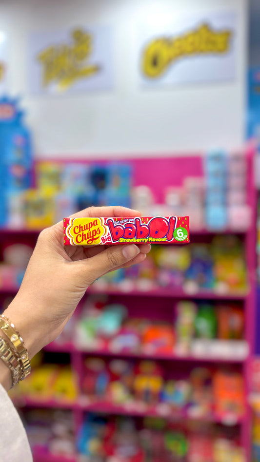 Chupa Chips Big Babol - Strawberry