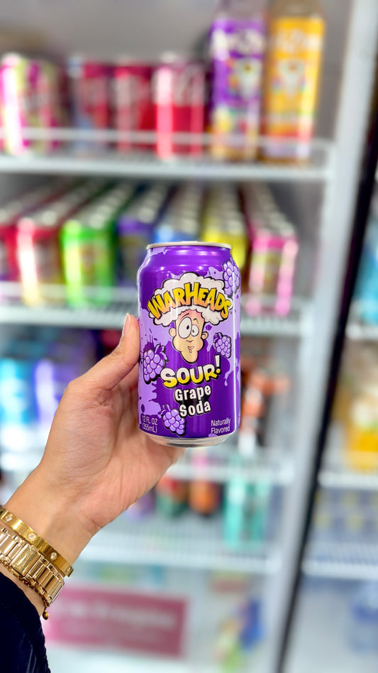 Warheads Sour Grape Soda