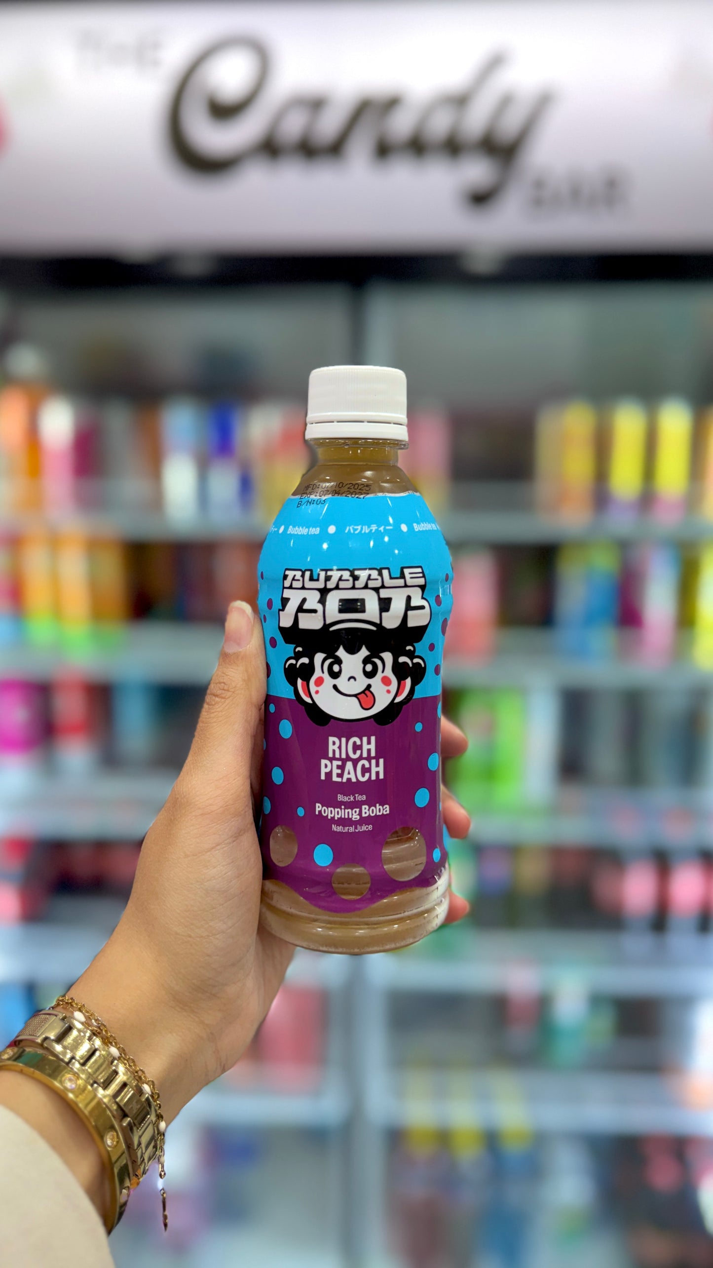 Bubble Bob - Rich Peach Black Tea Boba