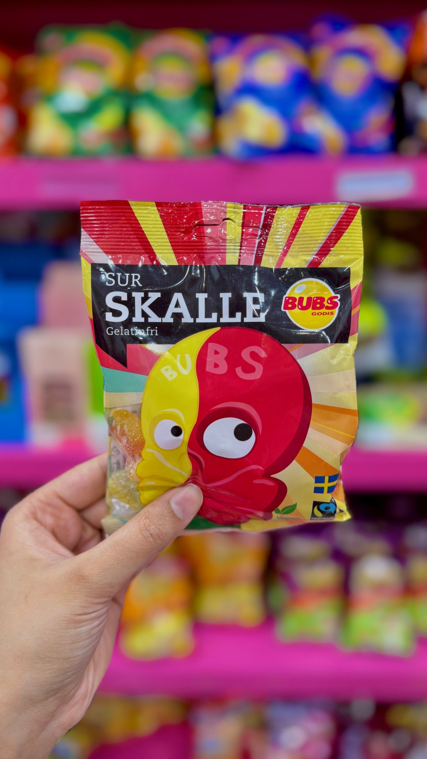 BUBS ~ Mixed Sour Skulls Minis 90g
