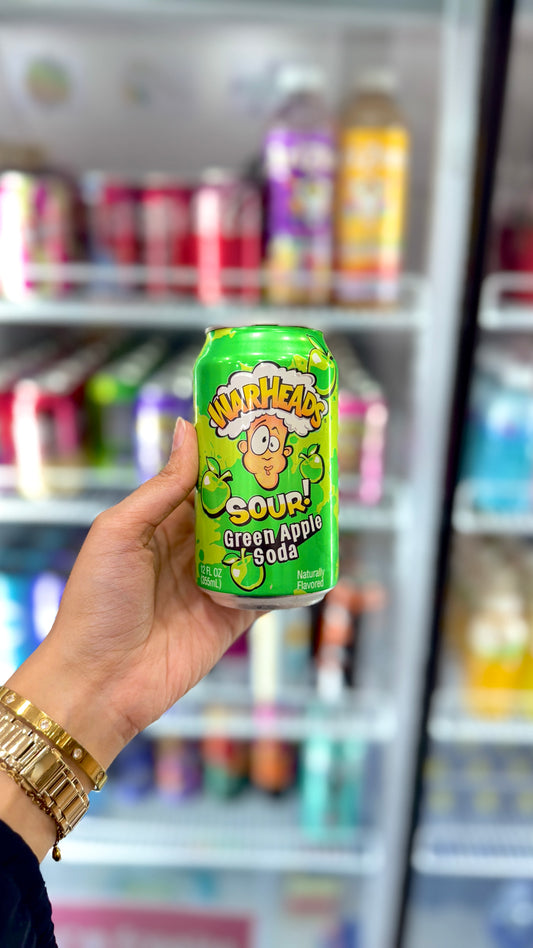 Warheads Sour Green Apple Soda