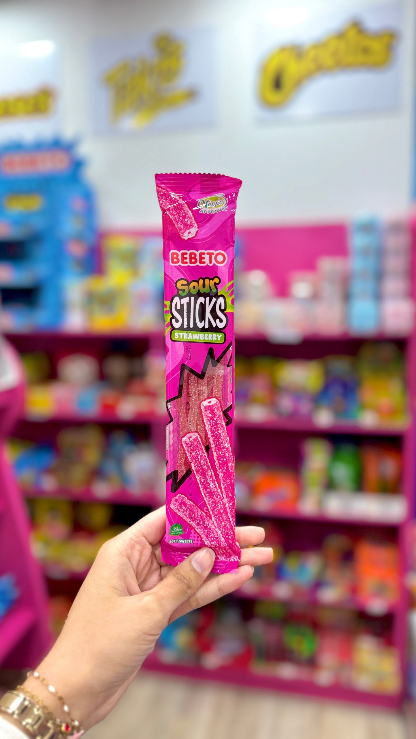 Bebeto - Sour Sticks Strawberry