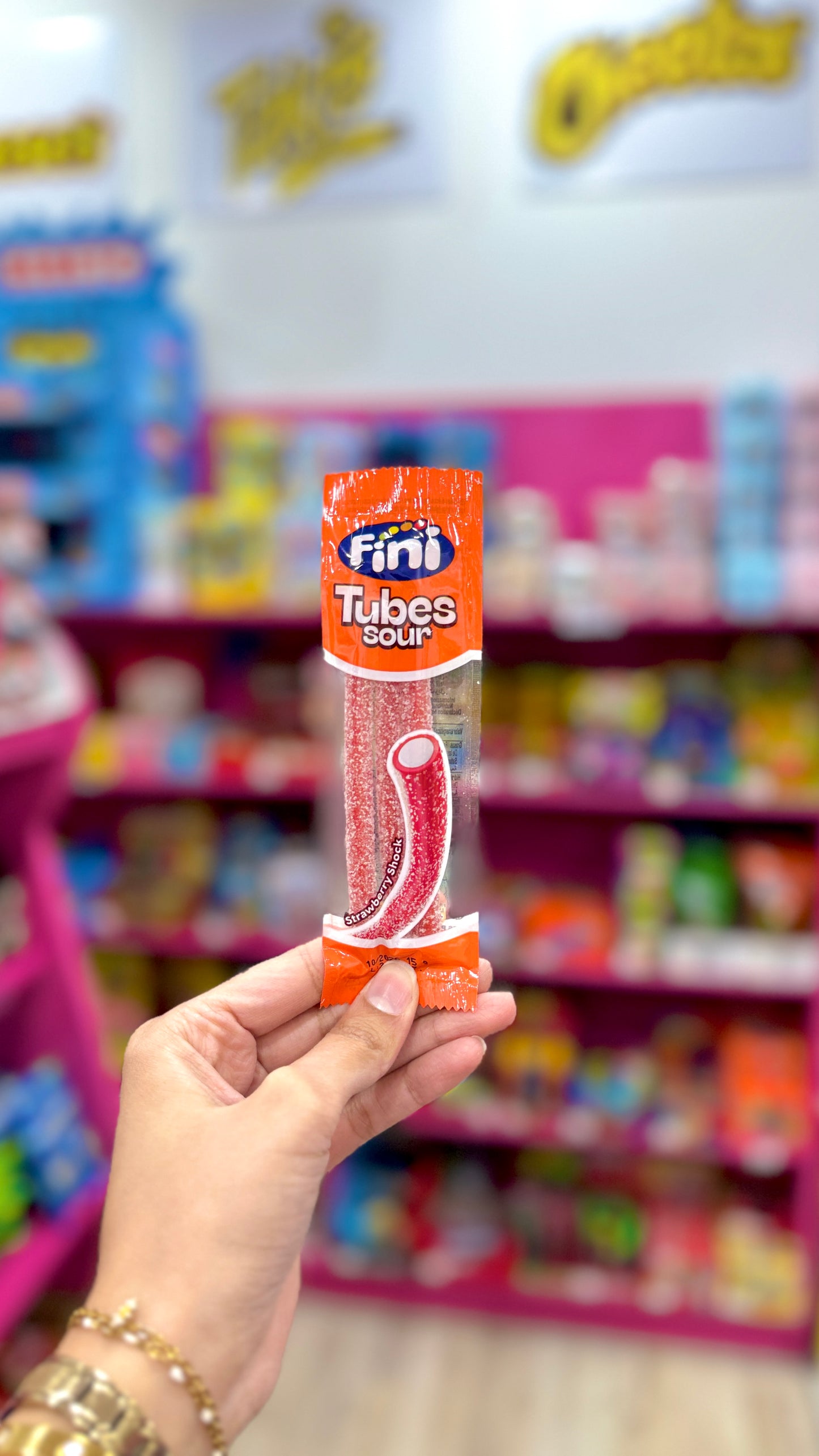 Fini Sour Strawberry Tubes