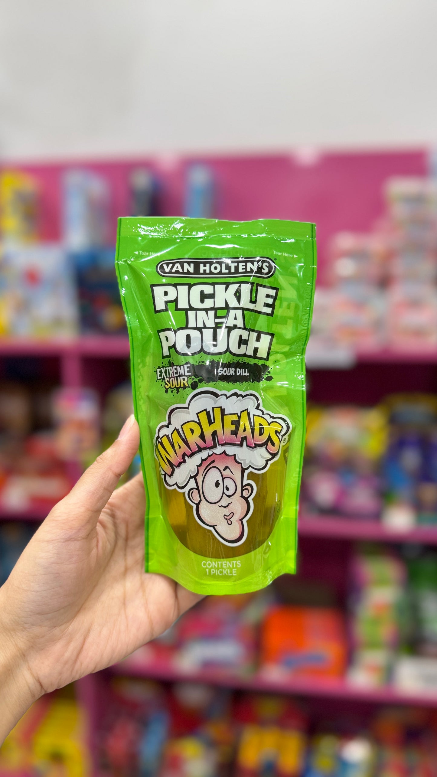 Pickle In A Pouch - Warheads Sour Dill