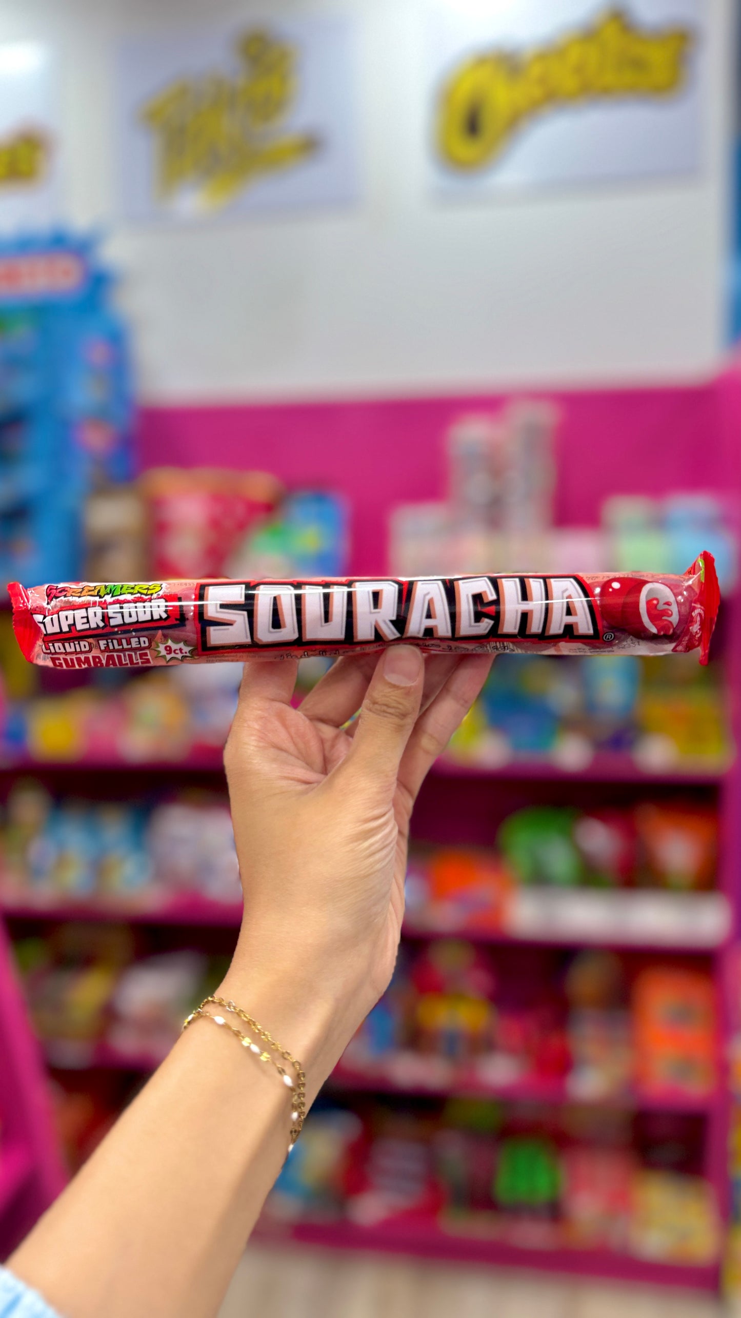 Screamers - Souracha Sour Filled Gumballs