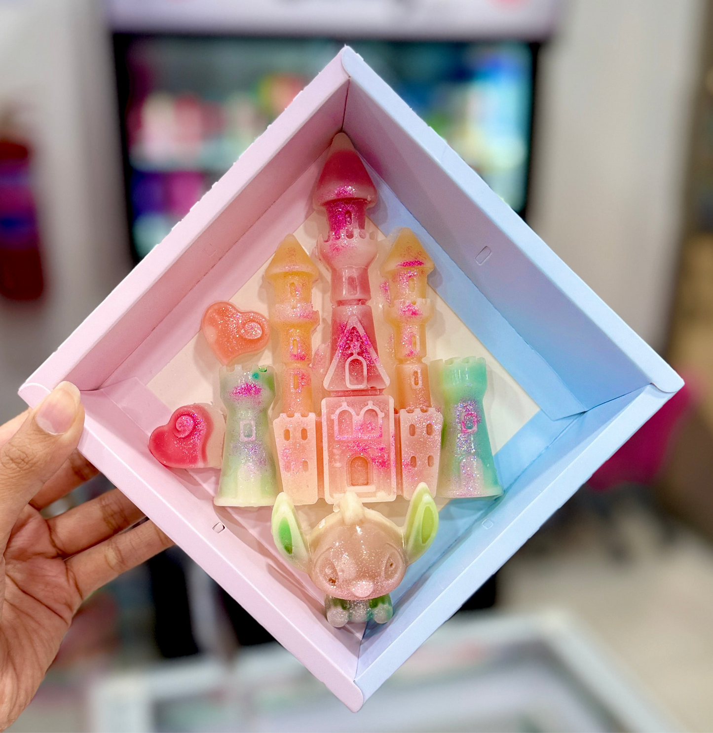 Wax Candy Castle Box
