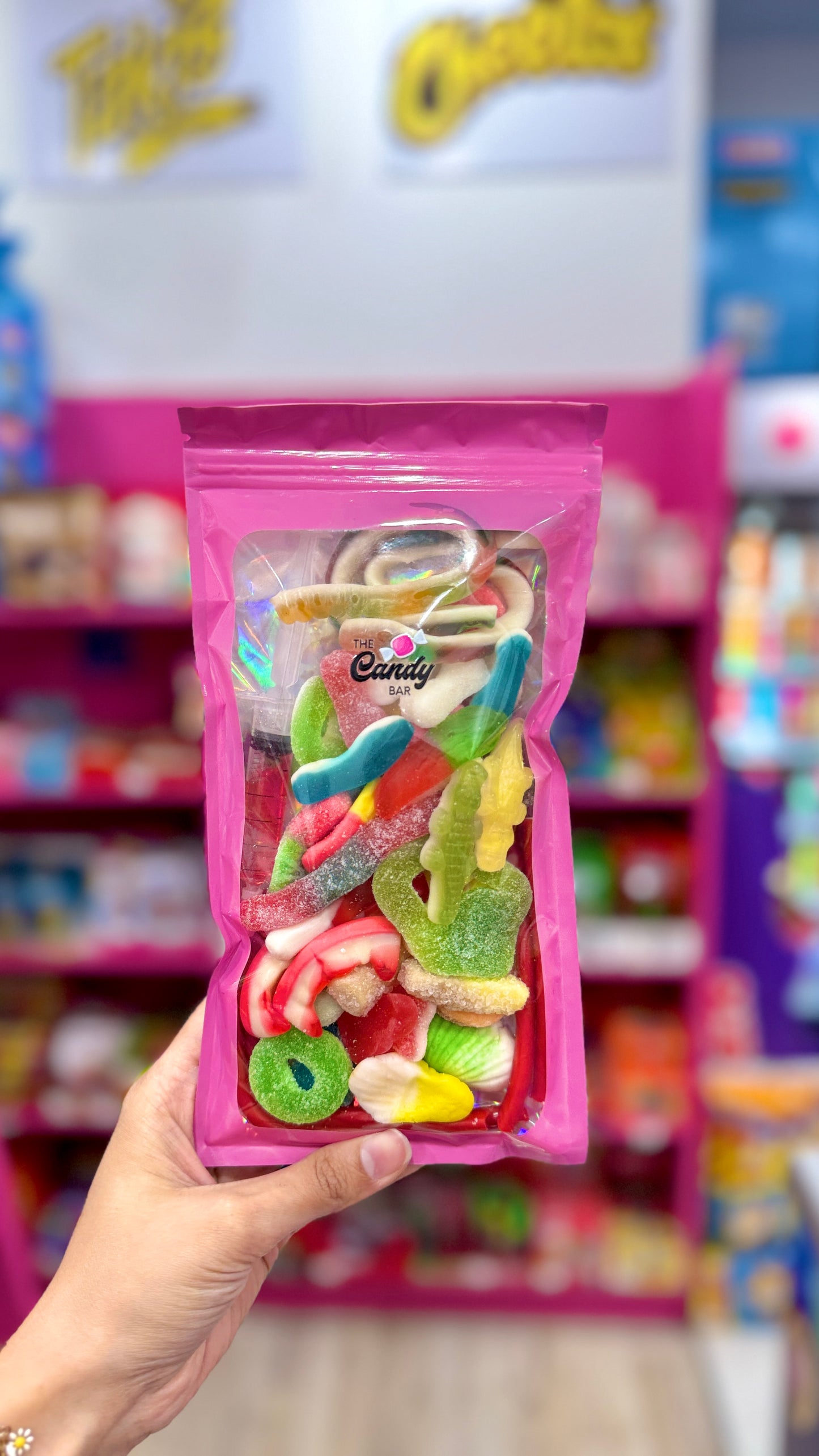 Assorted 290g Gummies w Sour Syringe