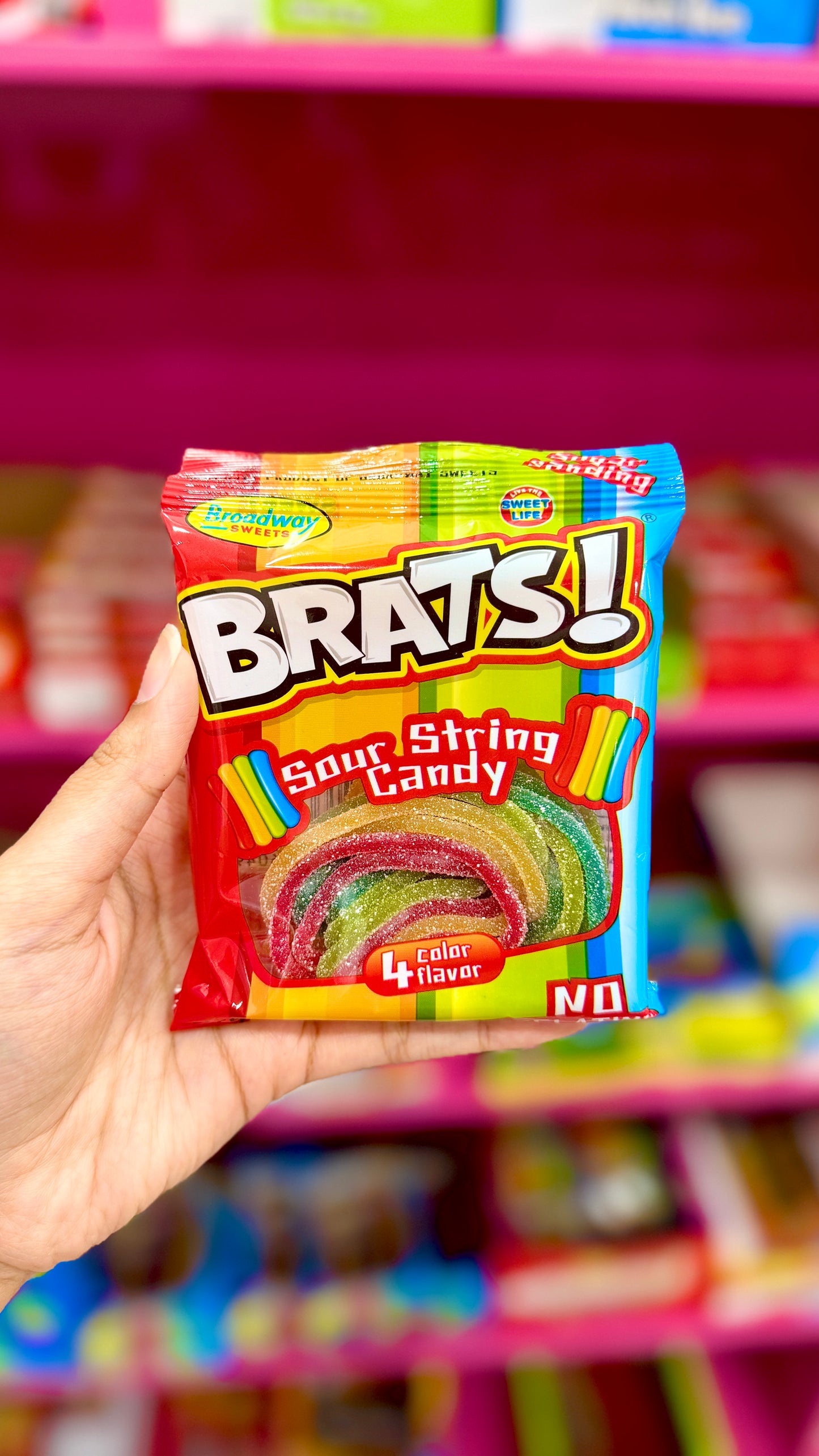 Brats Sour String Candy