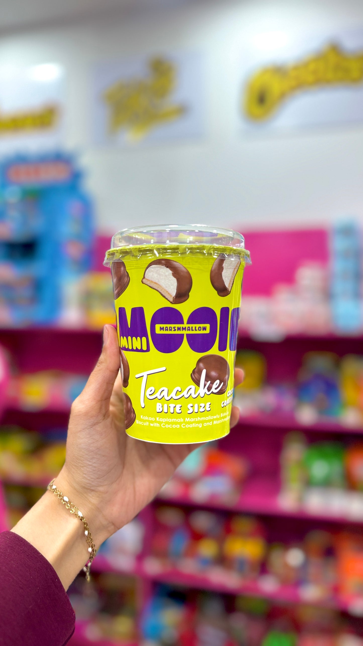 Mooie Mini Marshmallow Teacake Bite Sized Cup
