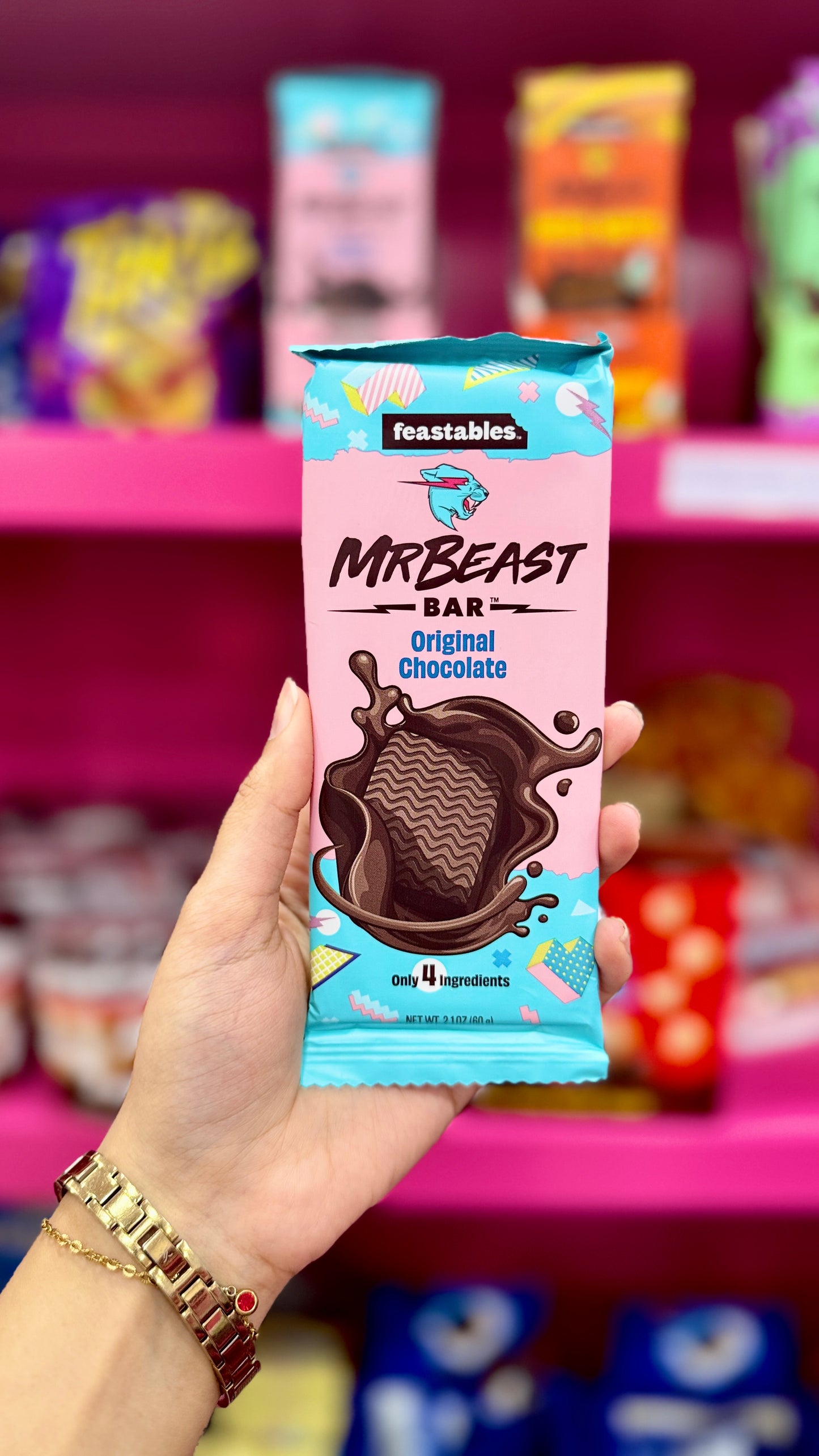 Mr Beast Bar Milk Choc 60g