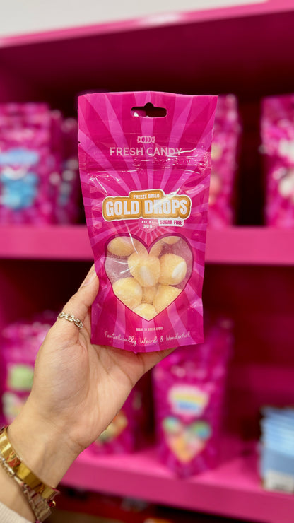 Freeze Dried Candy - Gold Drops (sugar free) 30g