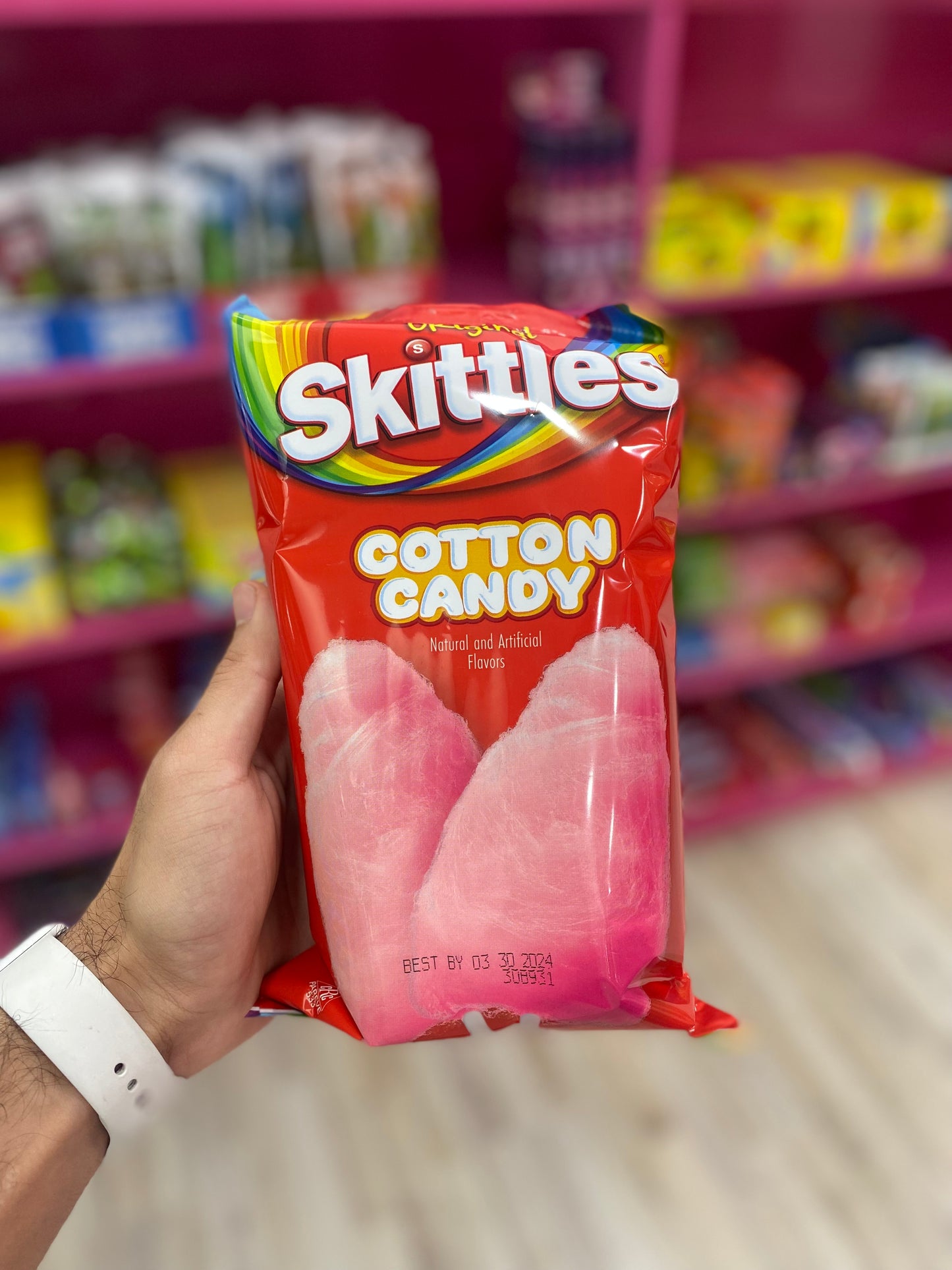 Skittles Cotton Candy