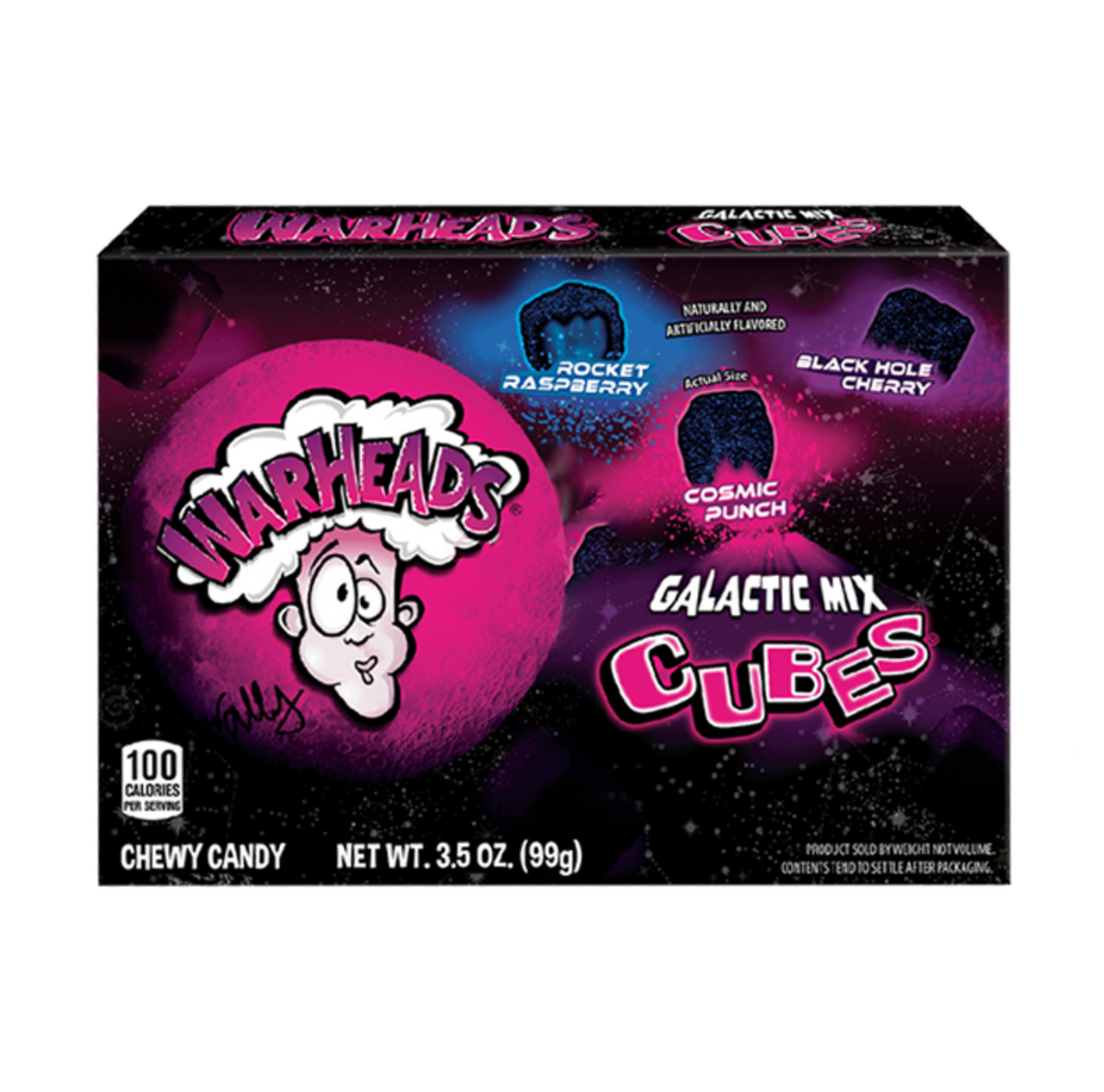 Warheads Galactic Cubes Theatre Box